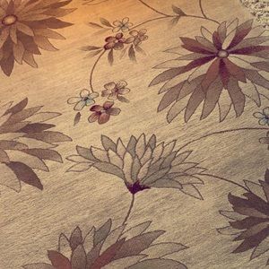 4’ x 6’ floral area rug